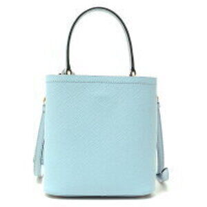 Prada Panier Saffiano Leather Bag Blue